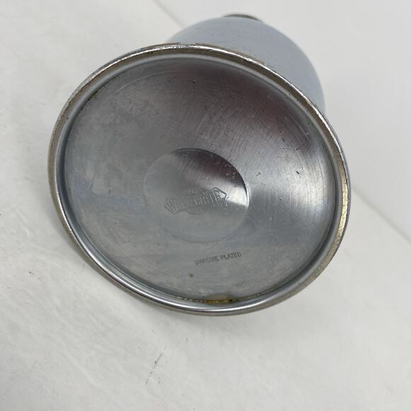 Wear Brite Chrome Plated Cream Milk Pitcher Vintage MCM - Picture 5 of 6